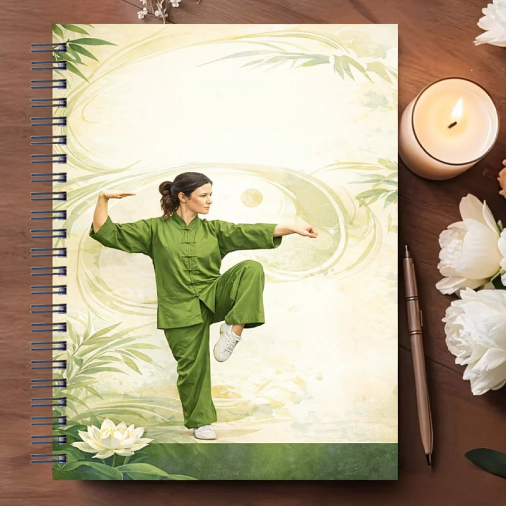 Health Wellness Journal - Tai Chi Practice Schedule Journal 28