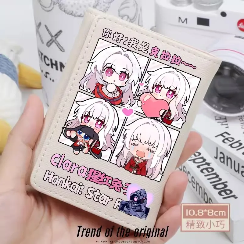 miHoYo Honkai Star Rail Anime Fashion Surrounding March 7th Kafka Clara BaiLu Homunculus Wallet Short Version Schoolgirls Gifts 4