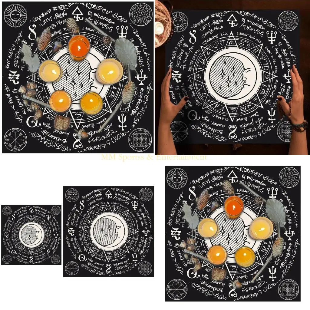 

31be Square маятник коврик алтарь табличка настольная игра для карты настольная карта руна настольная ткань