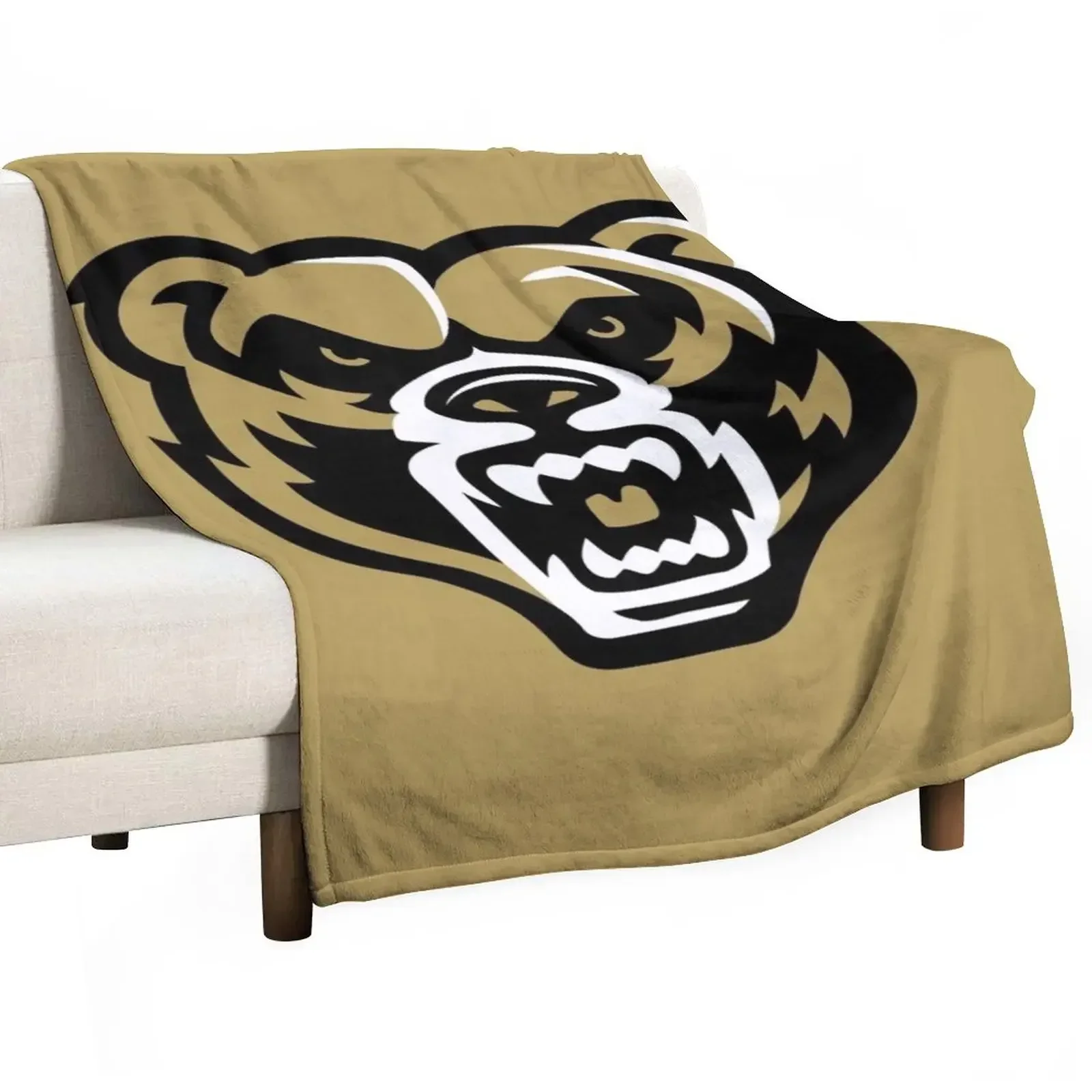 

Oakland Golden Grizzlies Throw Blanket Travel Blankets For Sofas Decorative Sofas Sofas Blankets