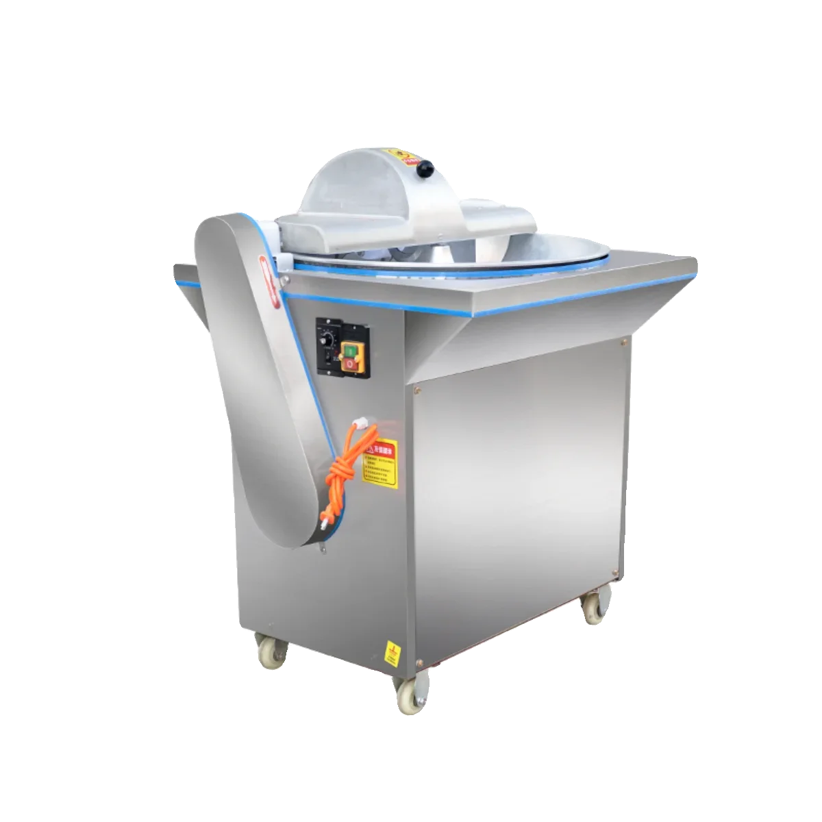 Máquina de relleno de verduras tipo olla, cortador de frenos comercial, trituradora eléctrica para relleno de verduras