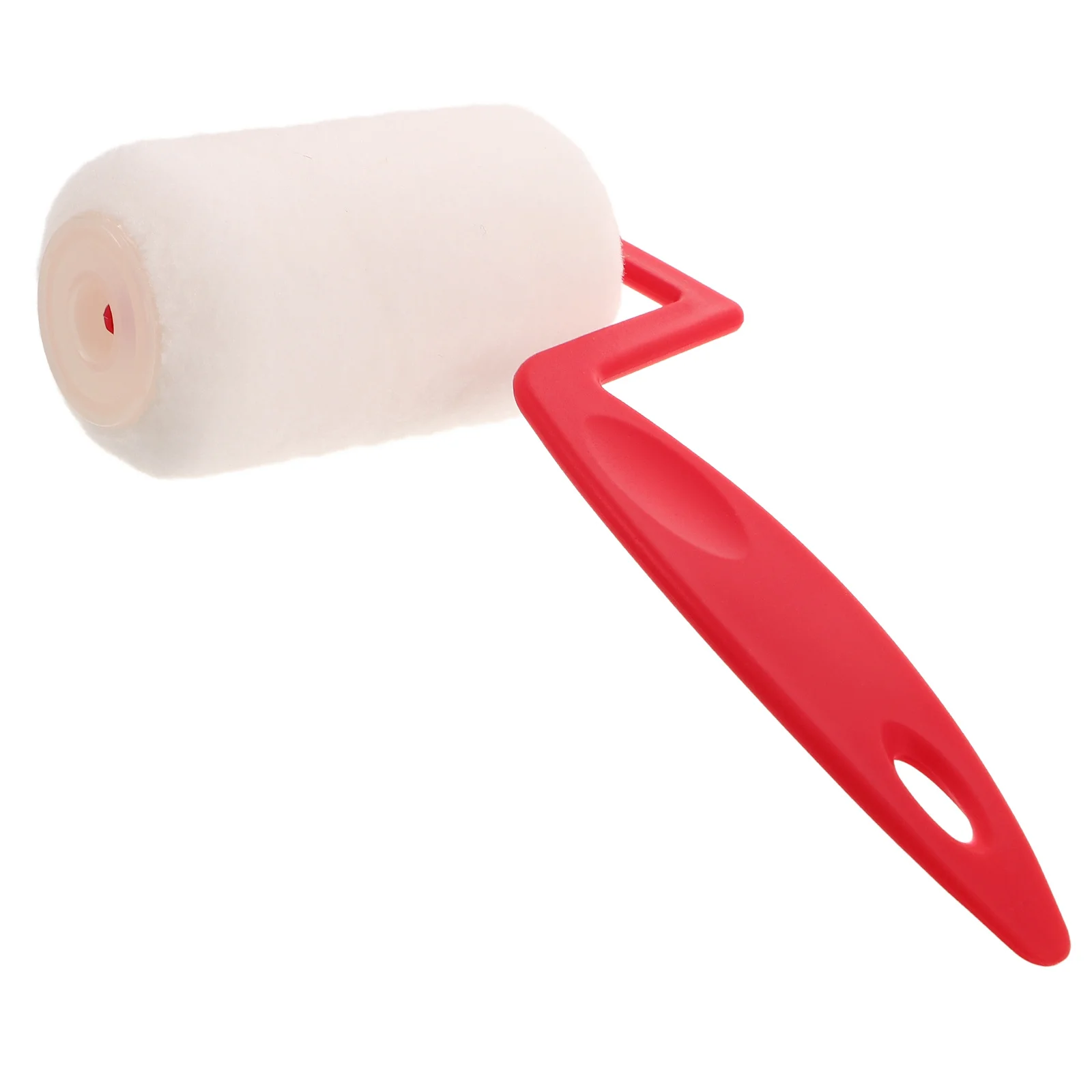 Small Paint Roller Mini Roller Set 6 Inch Ergonomic Handle Wall Painting Tool Kids Paint Brush for Detailed Patterns and Repairs