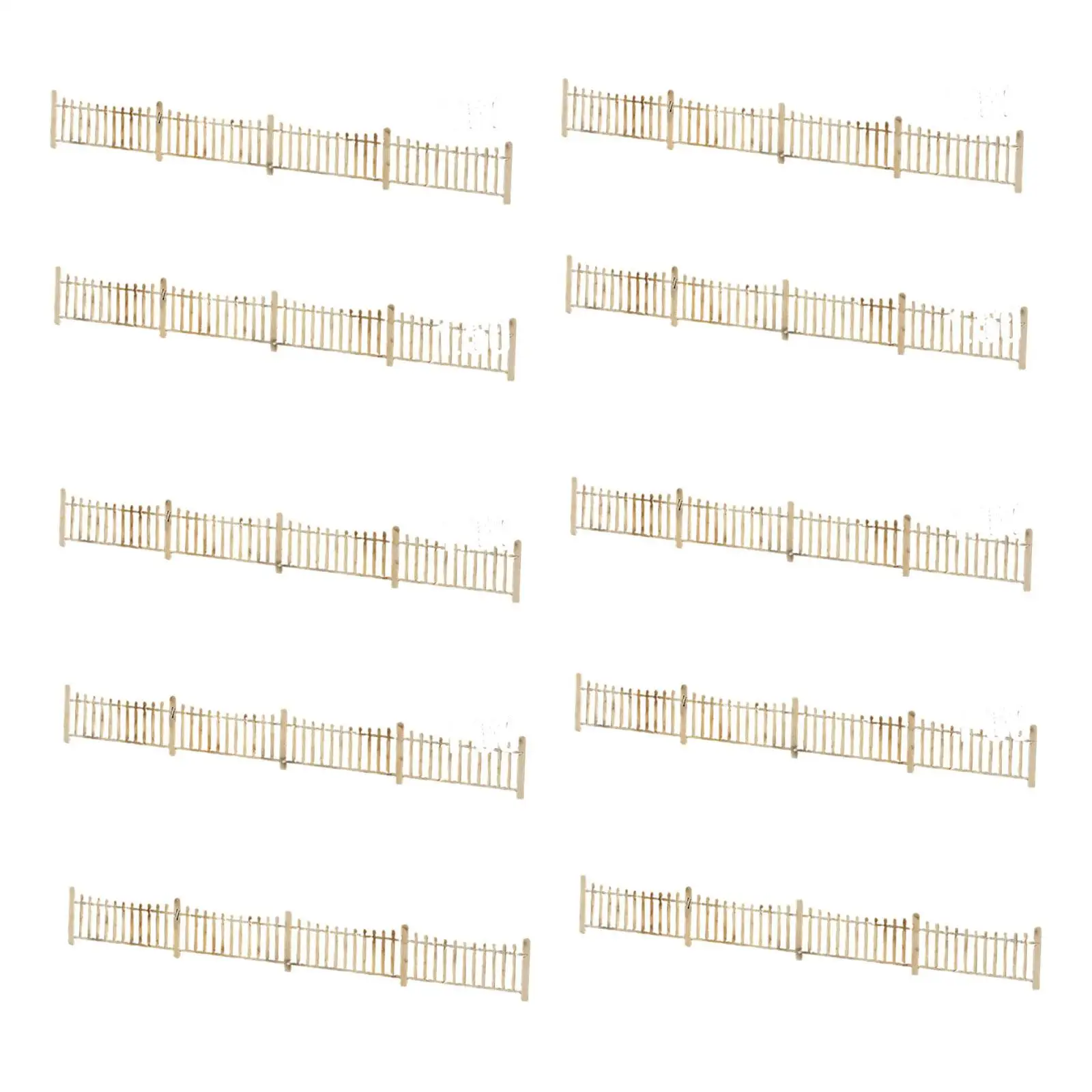 10 stuks miniatuur hekken landschap hekken 1/50 realistisch modelspooraccessoires voor tuinlandschap model DIY diorama scène