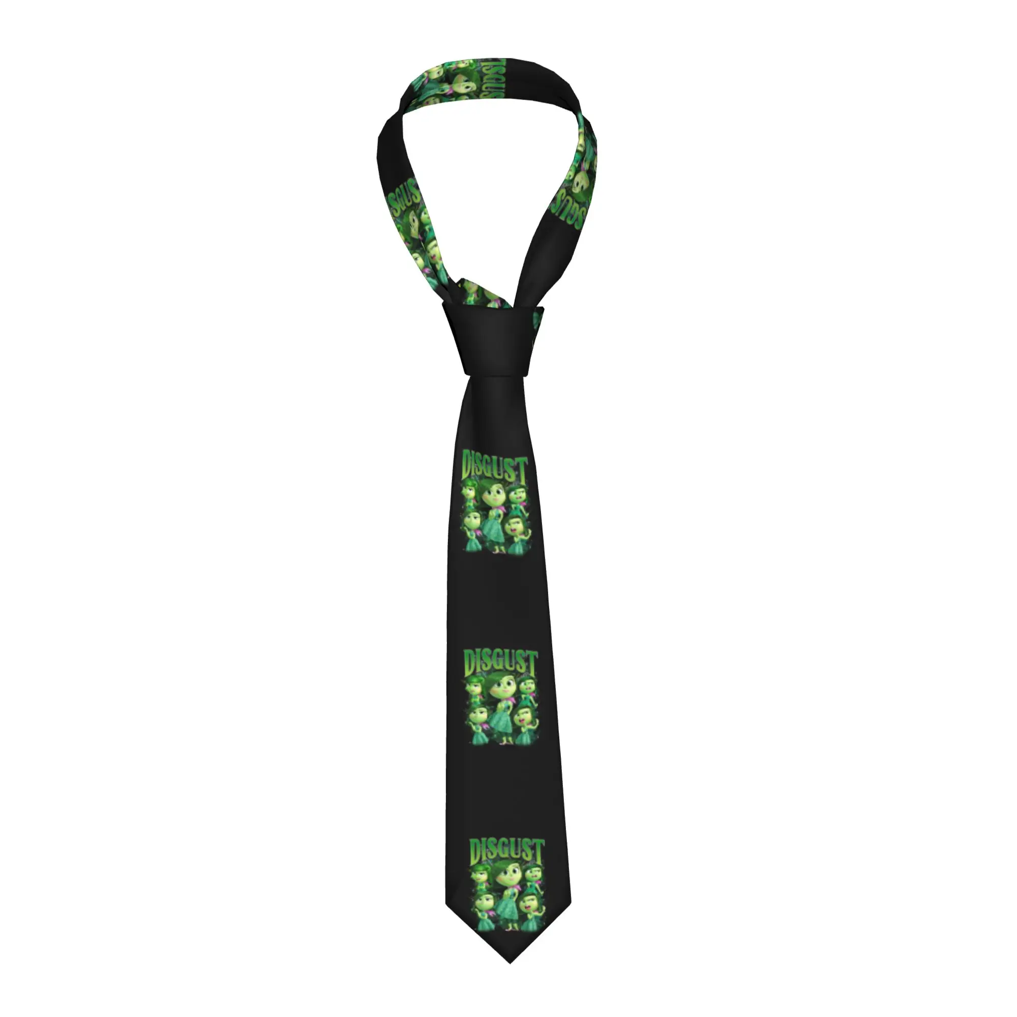 

Мужской шелковый галстук с аниме-принтом «Отрицательные эмоции» для свадьбы