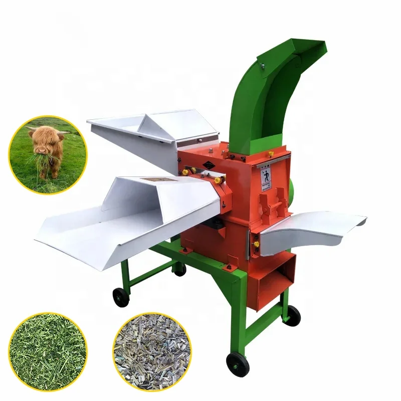 

Supplier Wholesale Low Price Agricultural Use Poultry Farm Grains Grinder Grass Chaff Cutter Chopper Machine For Animal Feed