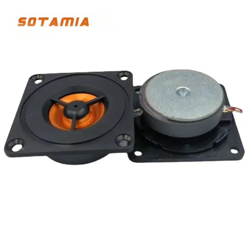 SOTAMIA 2Pcs 52MM Tweeter Audio Speaker 2 Inch 4 Ohm 15W HIFI Treble Speaker Home Mudic Sound Loudspeaker Modified Subwoofer