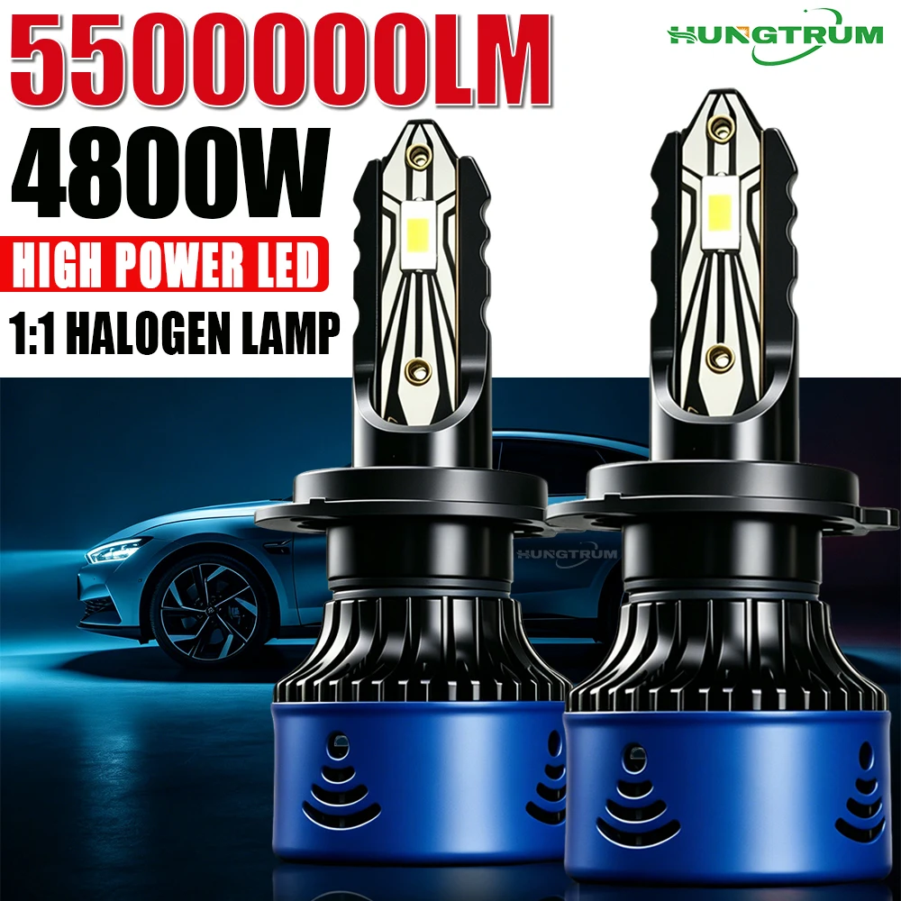 

H7 H4 H11 LED Canbus Headlight Bulbs H8 H9 9005 HB3 9006 HB4 Led Lights for Car Powerful Spotlights Automobile Lamp Fog Light