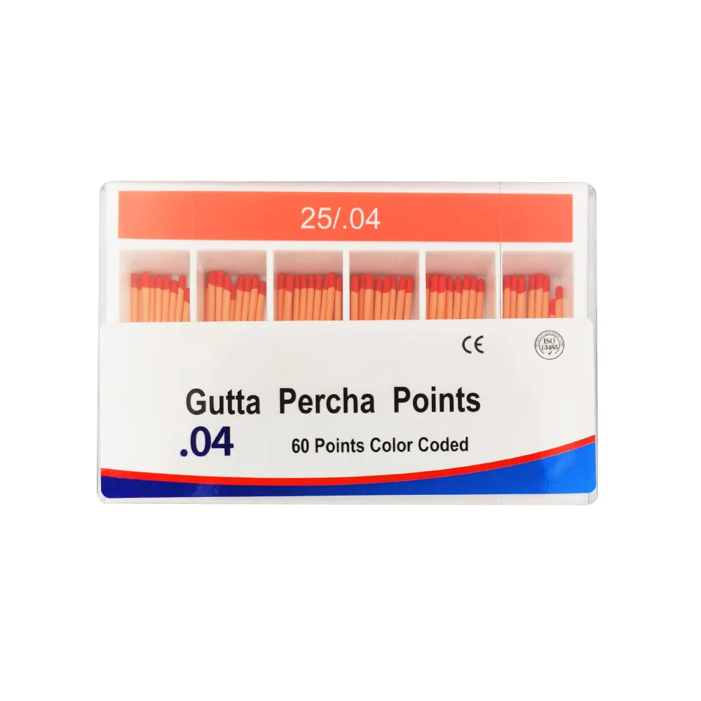 5box 04 Taper Dental Gutta Percha Point Absorbent Paper Points 20# 25# 30# Paper Points Root Canal Absorption Dental Materials