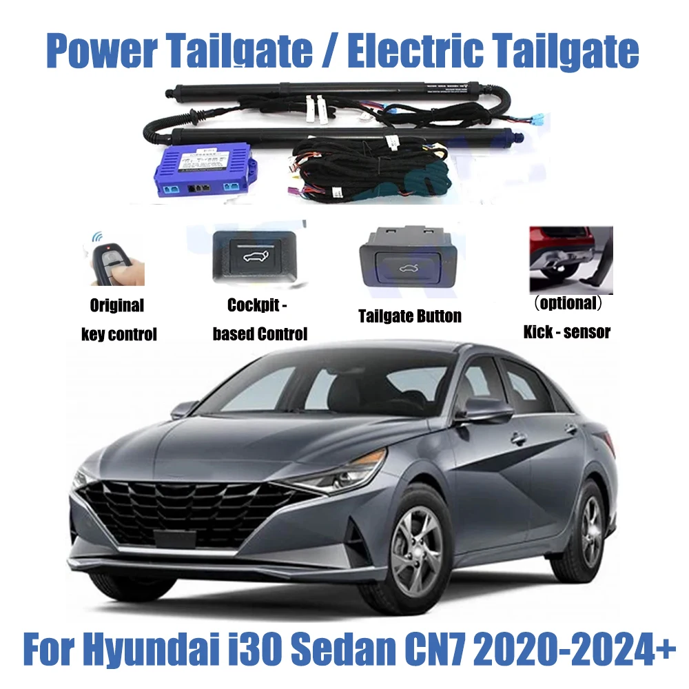 For Hyundai i30 Sedan CN7 2020-2024+ Car Automatic Lifting kit Opening Trunk Intelligent Electric Lift Tailgate