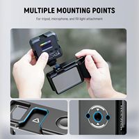 NEEWER Cage and Side Handle Compatible with DJI Osmo Action 5 Pro / 4/3 Camera Accessories Kit , Protective Metal Video Rig