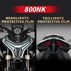 オートバイのヘッドライトとテールライト用の透明ステッカー,保護フィルム,ランプアクセサリー,cf800nk