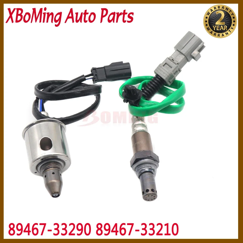 2PCS Up&Downstream Car Air Fuel Ratio Oxygen O2 Lambda Sensor 89467-33290 89467-33210 For Toyota Camry Avalon 234-9307 234-9304