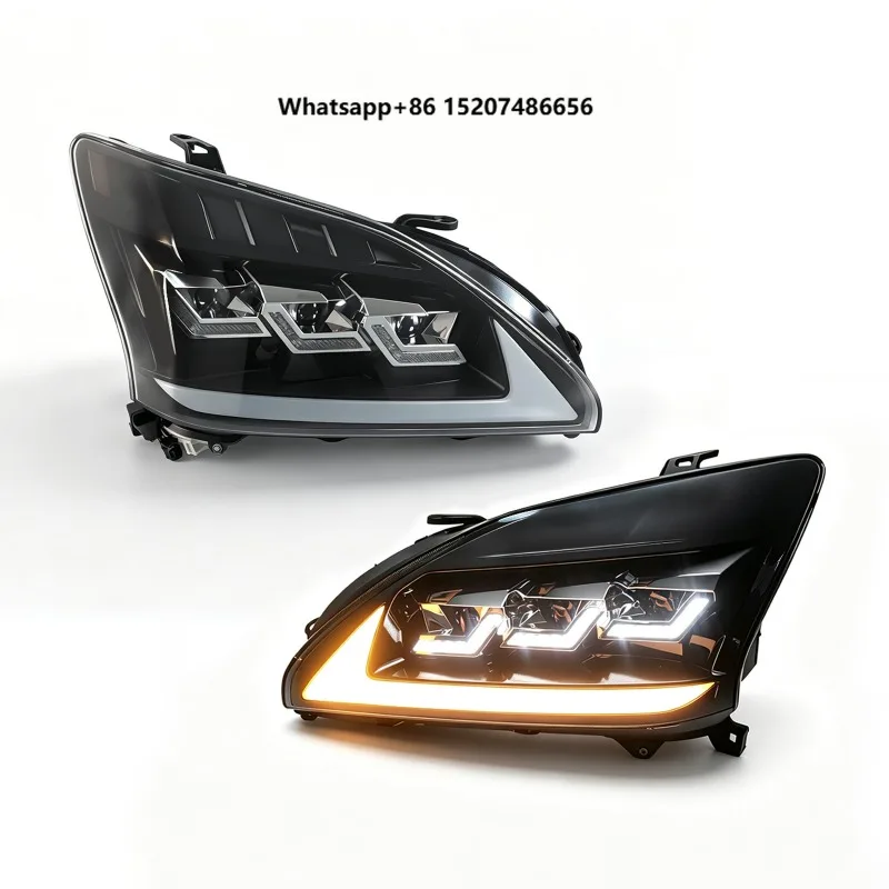 

Car Headlight Assembly Upgrade Dynamic Turn Signals and Daytime Running Lights Night Driving for RX300 RX350 2003-2008
