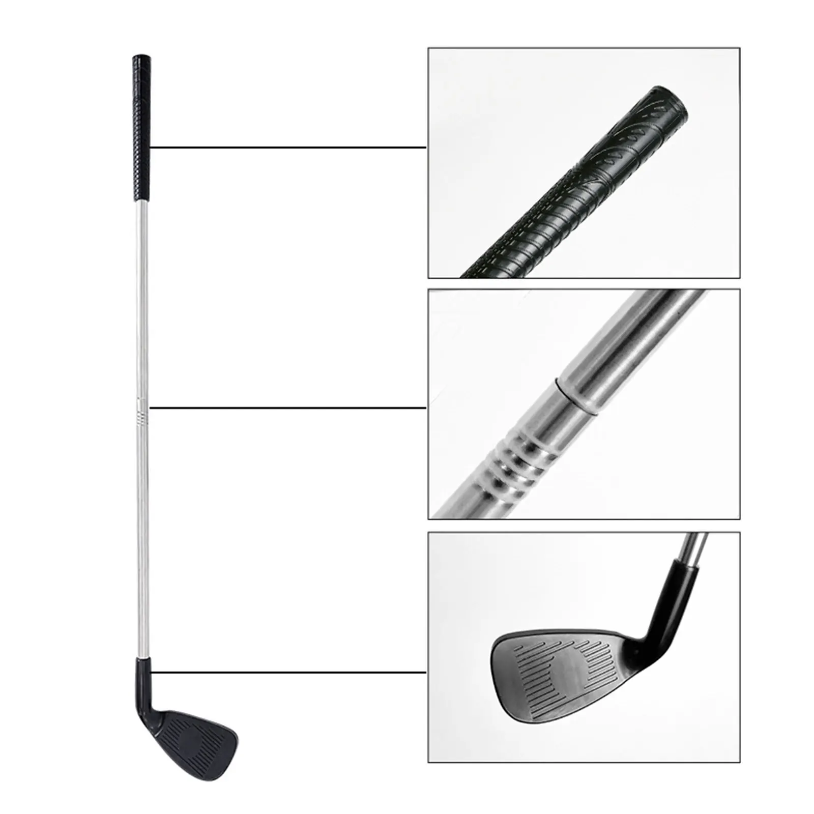 Kids Golf Long Putter Putter Golf Chipper Club Right Handed Golf Wedge Golf for Parent Child Golf Games