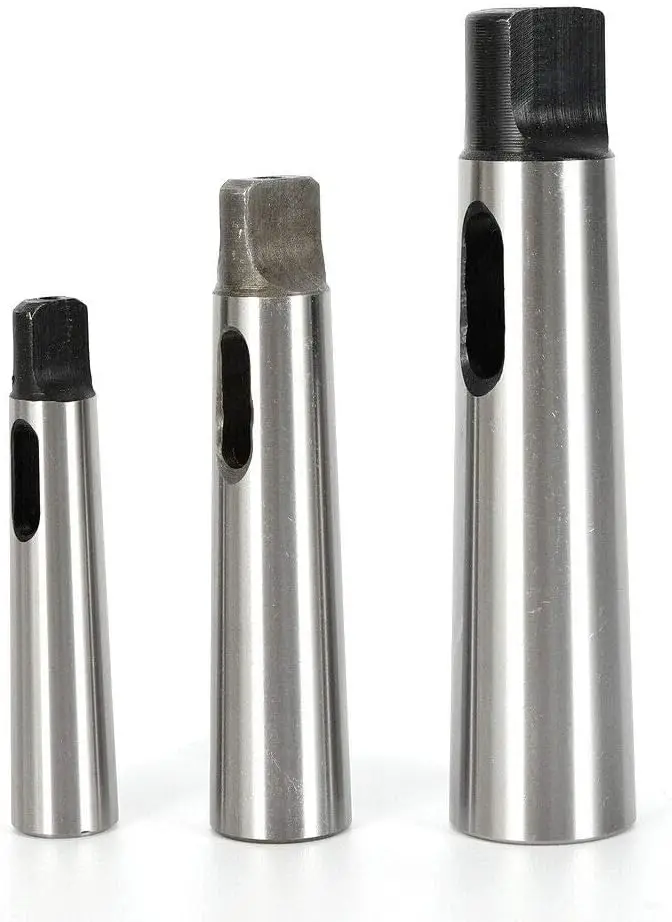 Image of 3 Reduzier hülsen Morse kegel verlängerung hülsen mk4/mk3/mk2/mk1 Kegel hülsen bohrers atz Präzisions ständer bohr kegel Morse satz