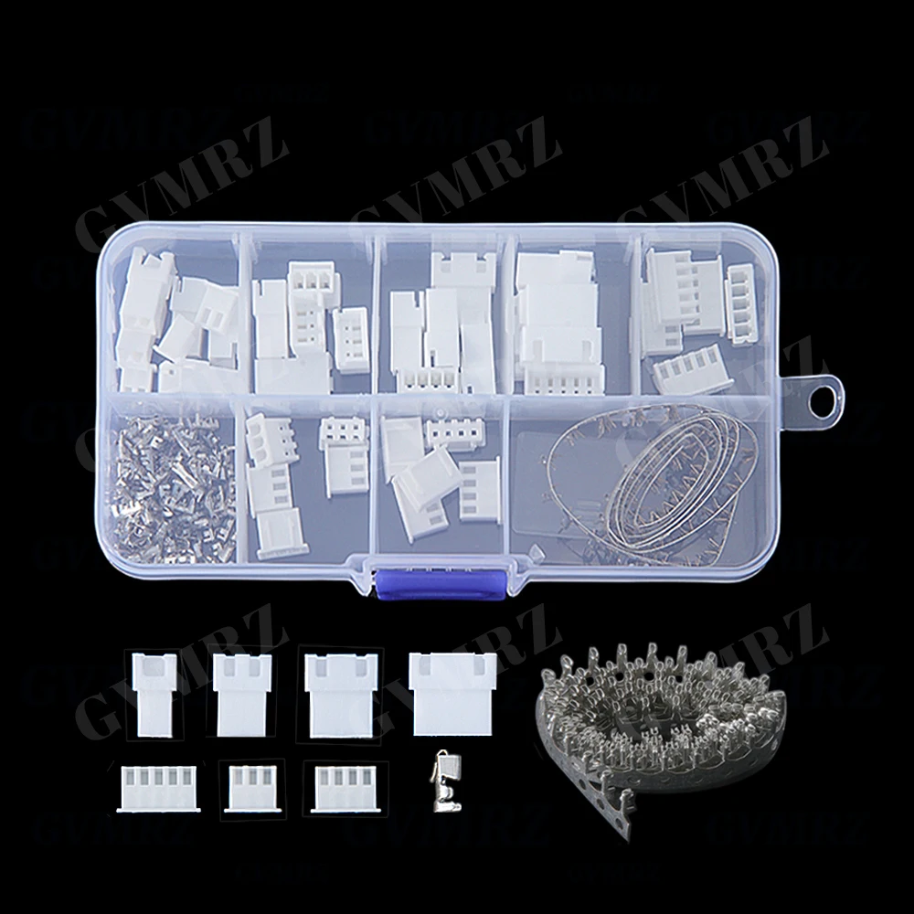 180PCS/box XH2.54 2.54mm Wire Cable Connector XH Plug Male & Female JST Aerial Docking for Battery Charging Cable DIY 2.54mm