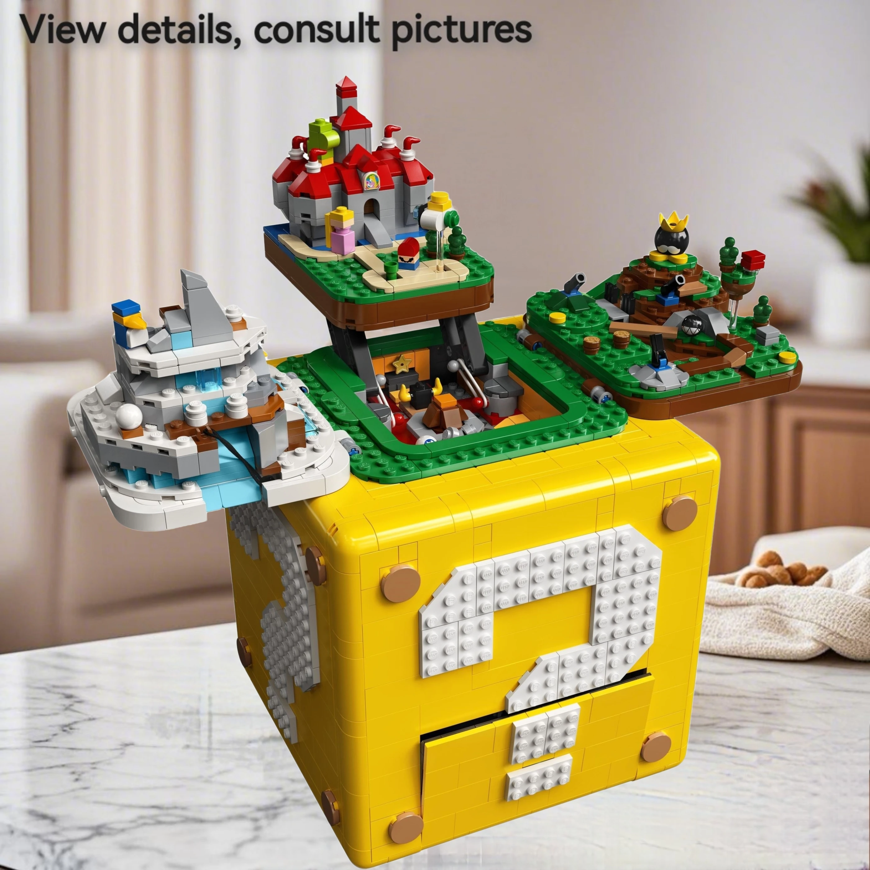 

New 64 Question Mark Building Block Compatible 71395 Toys for Boys Girls Kit Model for Adults Bricks Christmas Gifts for Kids