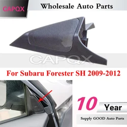 CAPQX Front Door Tweeter Speaker Cover For Subaru Forester SH 2009-2012 Interior Audio Horn Lid Triangle Garnish Trim Plate