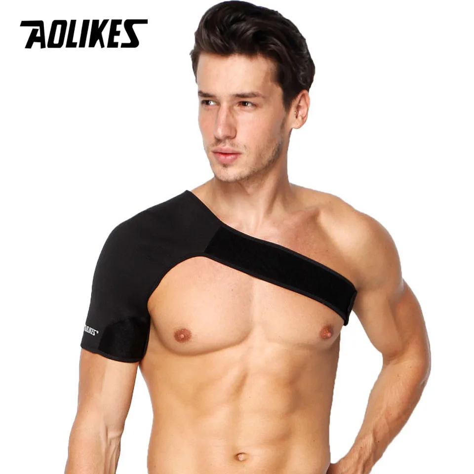 AOLIKES 1PCS Shoulder Support Brace Shoulder Injury Posture Corrector Fitness Sport Health Care Protector