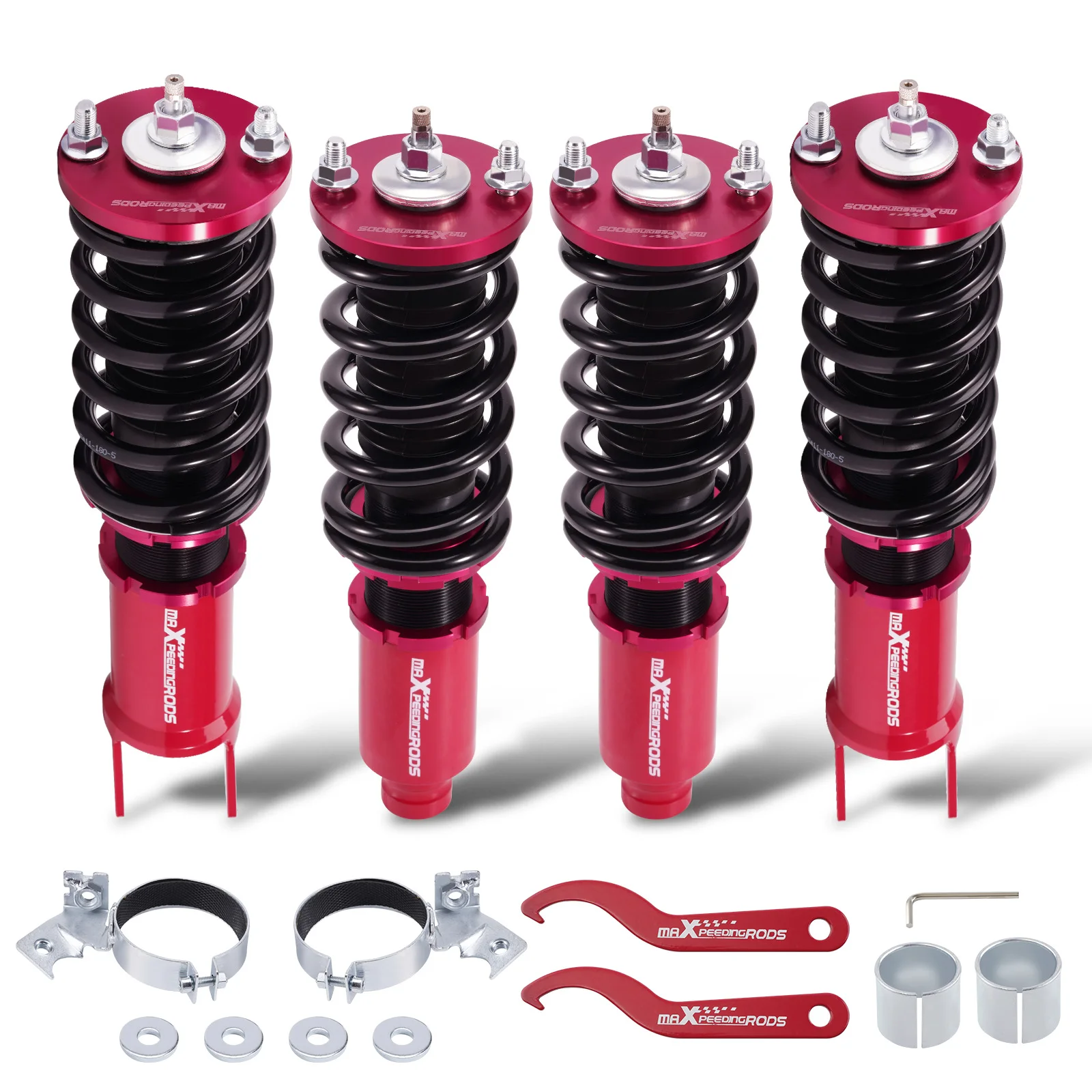 Gewindefahrwerk 24-Wege-Dämpfer Fahrwerksstreben-Set für Honda Civic 1996-2000 Ek Ej Em – Detail 1