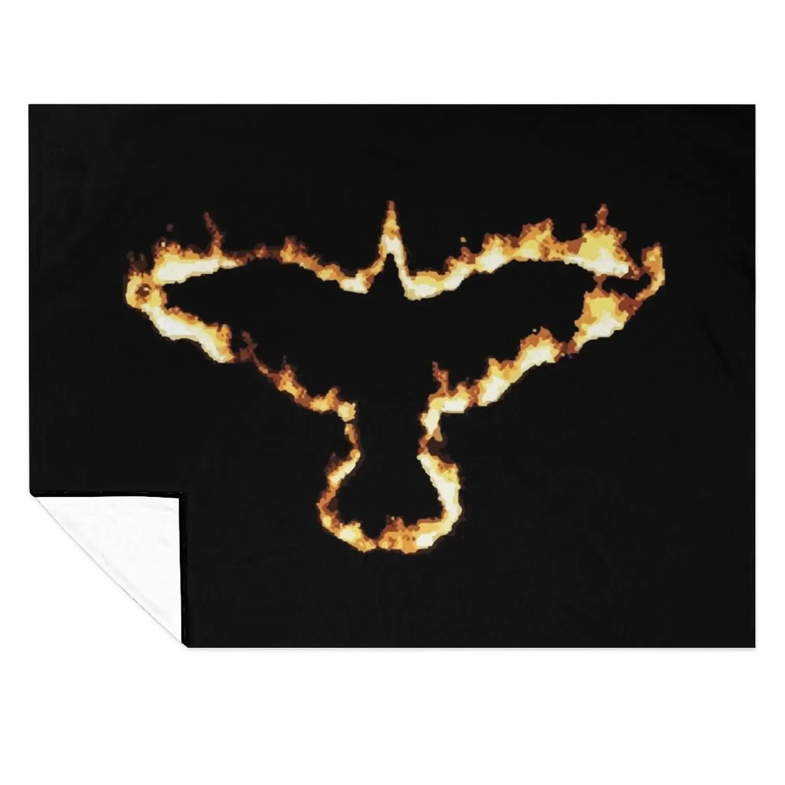 

fire crow Throw Blanket wednesday Beautifuls Plaid on the sofa Decorative Beds Blankets