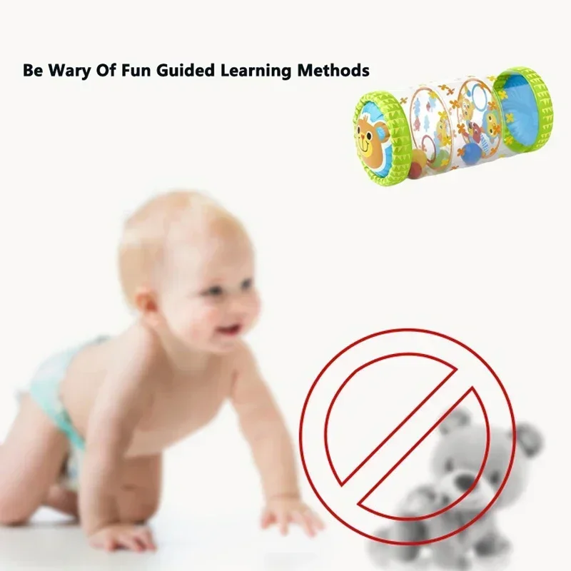Nadmuchiwane dziecko raczkujące rolki zabawki grzechotki gry dla niemowląt rozwój 6 12 miesięcy dziecko raczkujące zabawki Fitness zabawki edukacyjne