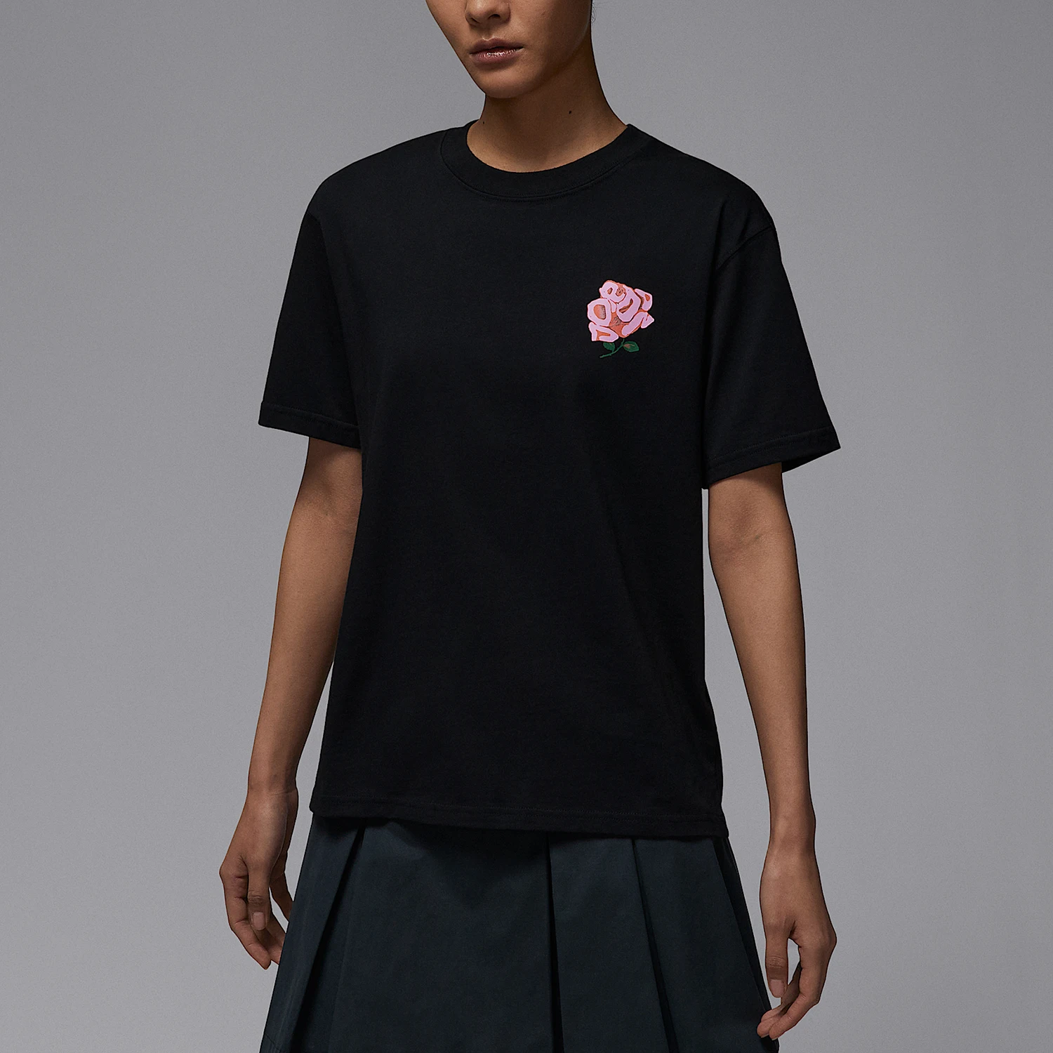 

Nike Genuine Jordan Women's Knit Breathable Fashion Print Short-sleeve HJ0194-010