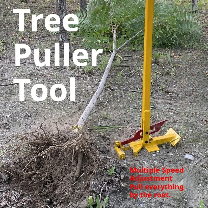 Agricultural Gardening Use Tree Puller Tool Multi-Adjustable Root Puller Eedlings  Saplings Efficient Tree Removal Tool