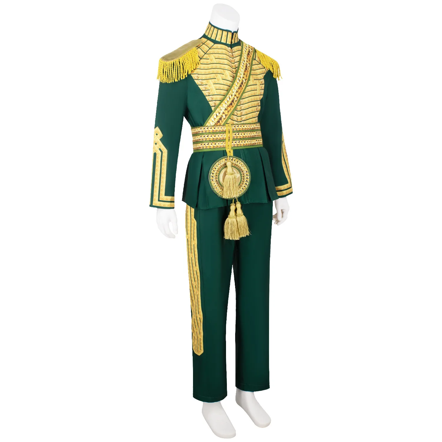 

Косплей Костюм Prince Fiyero, зеленая униформа, 2025 фильм Disfraz, мужская фэнтезийная маскировка, карнавальная одежда на Хэллоуин