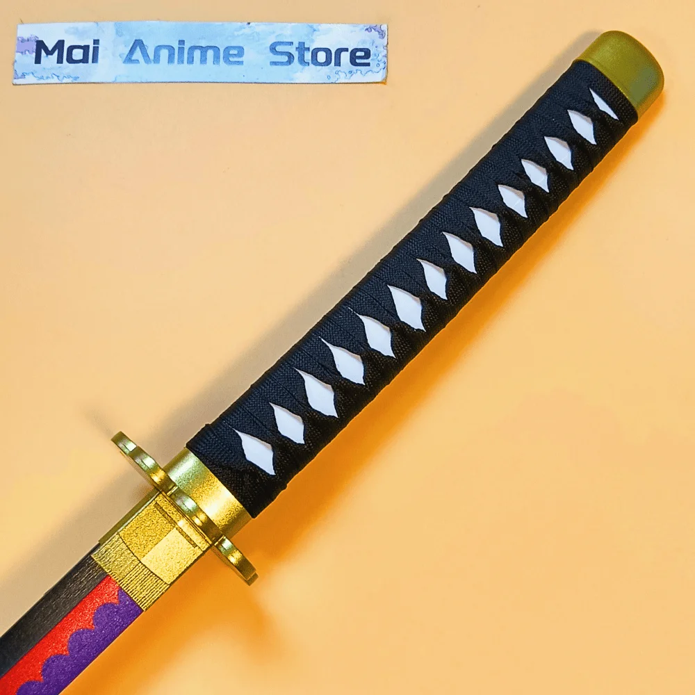 40 بوصة رورونوا زورو كاتانا صابر حجم اليابانية كاتانا أنيمي زورو تأثيري الدعامة الأصلي سيف ساموراي النينجا سكين الهدايا لعبة هدية