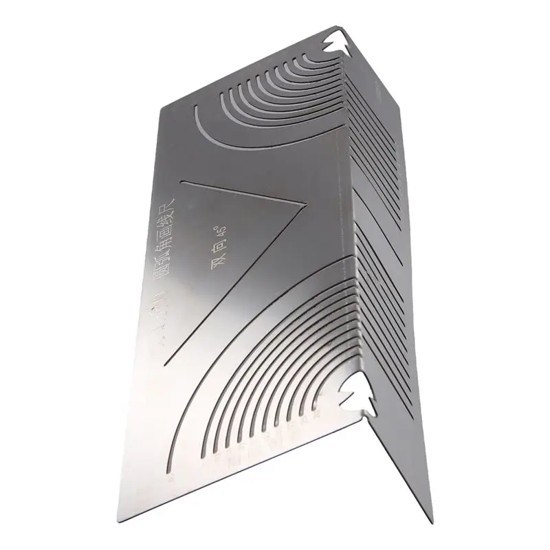 

LICE-Precision Flex Angle & Arc Marking Tool, Adjustable Linear Arc Dual-Purpose Scriber, Square Steel Pipe Bend Tool