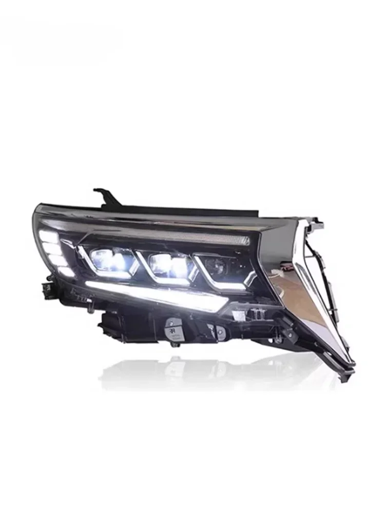 Suitable for 18-21 Toyota overbearing headlight assembly Prado modified LED lens daytime running light water steering