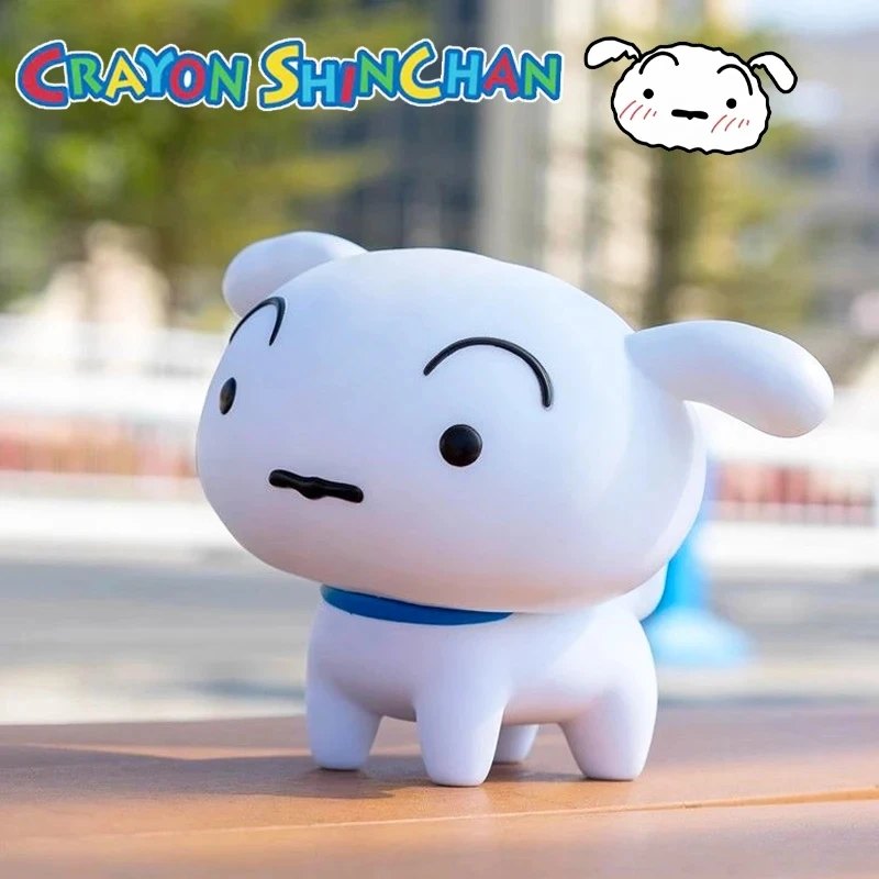 Crayon Shin-chan Nohara Shiro figura juguetes niños Kawaii figura adornos modelo de figuras de acción muñecas colecciones de juguetes regalo para niños