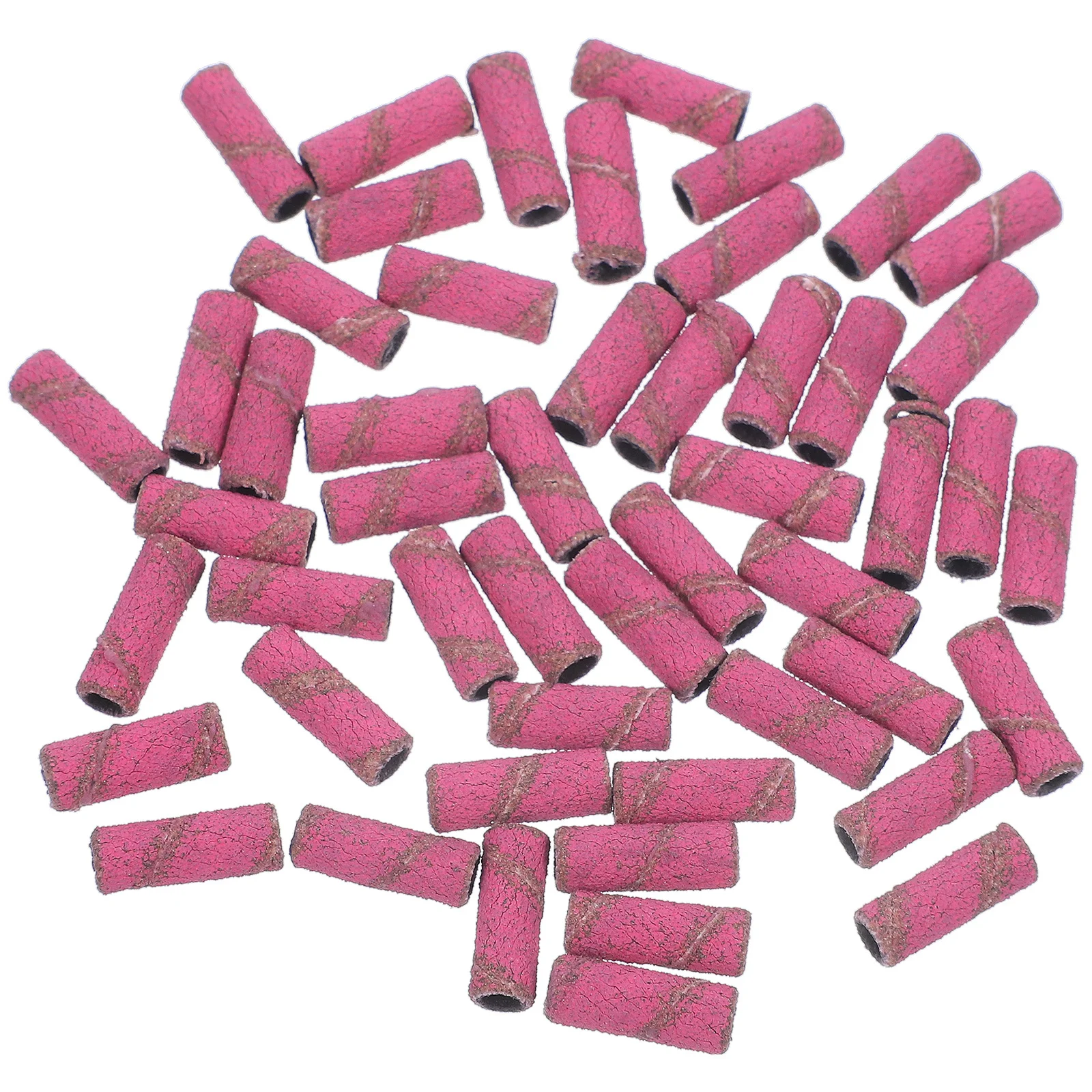 ชุดตะไบเล็บแบบวงแหวน 50 ชิ้น สำหรับงานทำเล็บ ขนาดเล็ก พกพาสะดวก ใช้กับเครื่องตะไบเล็บ สำหรับเล็บอะคริลิค อุปกรณ์ขัดเล็บ วงแหวนขัดเล็บ