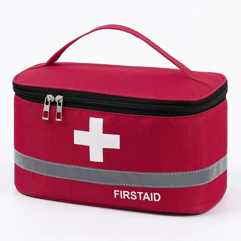 Travel Portable First Aid Kit Outdoor Camping Pill Pouch Medicine Storage Bag Family Emergency Medical Case Accessories Supplies