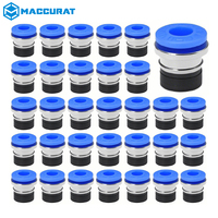 ECAS04 Pneumatic Connector Embedded Collet Clips Bowden Extruder Connector for VORON Extruder 3D Printer Parts 4MM PTFE Tube