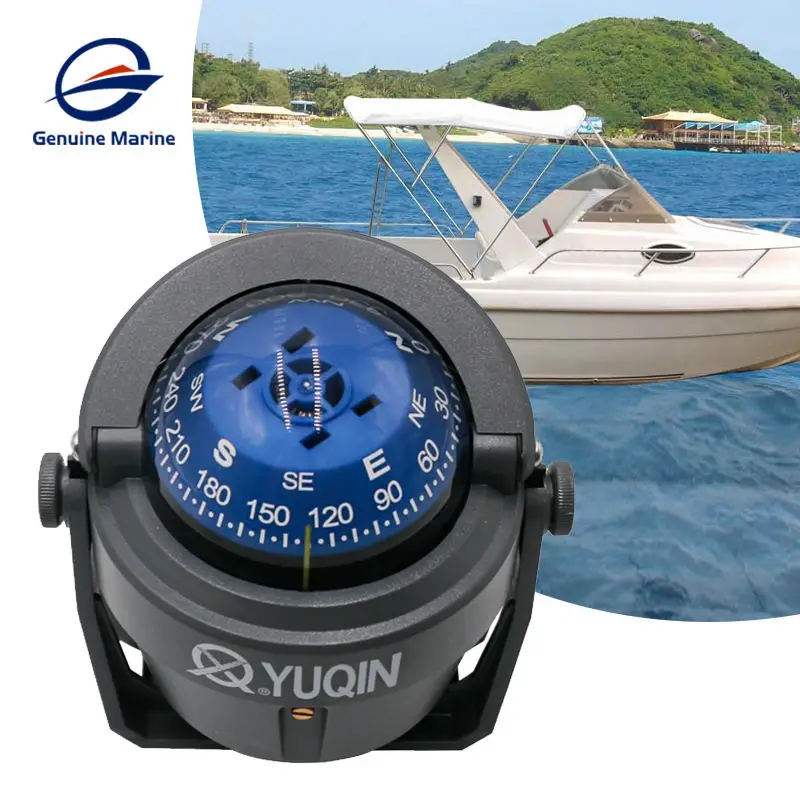 

Genuine Marine Nautical Magnetic Compass Small Boat Navigation Positioning Compass Marine LED Night Light CCS Certificate 12/24V