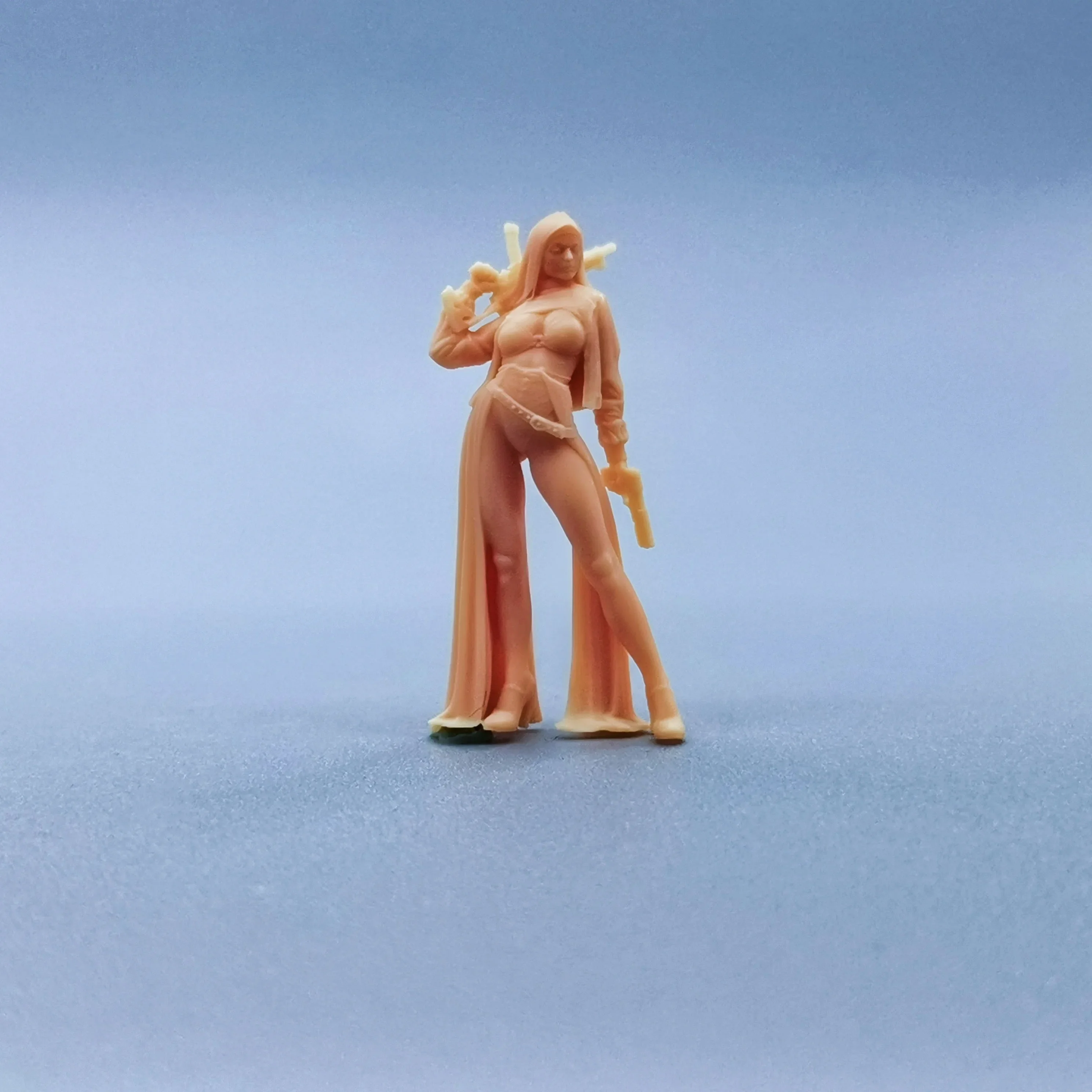 1/64 Figuren Maßstab Modell Harz Killer Nonne Kelly Ungefärbte Miniaturen Diorama Handbemalt C005