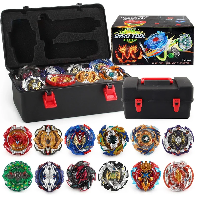 Beyblade Burst Jy8801  Gyro Set Match Sets Toy Small Size Combat Toolbox Storage Box