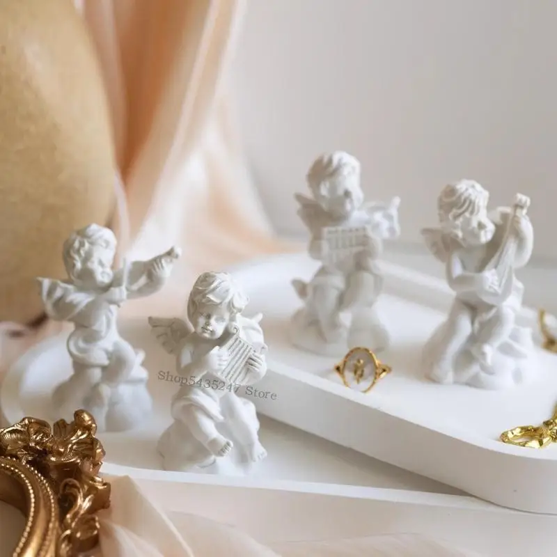 مجموعة من 4 منظمي المجوهرات من منظمي المجوهرات من منظمي المجوهرات الراتنجات الأنيقة تقف لعرض خاتم الحلق والتصوير الفوتوغرافي #3