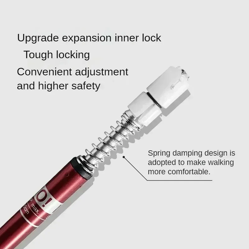 Multi Functional Aluminum Hiking Stick 5