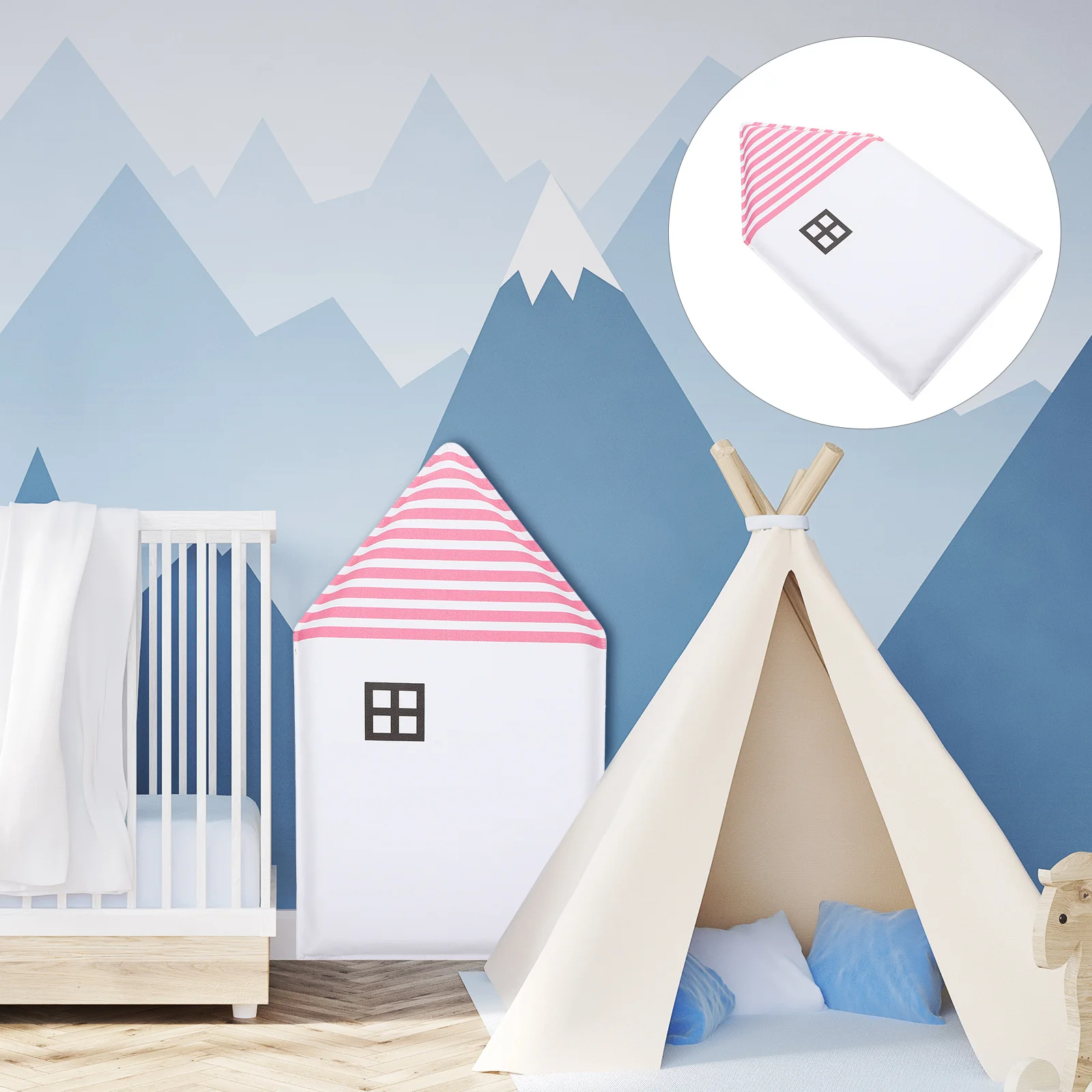 1pc Soft Padding Thickened Anti-Collision Baby Room Decor Wall Cushion Home Kindergarten Protection Pad Wall Background Decor