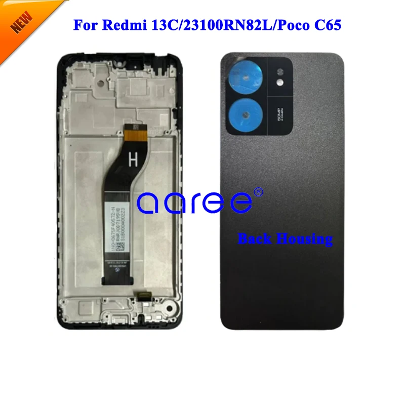 LCD Display Original For Xiaomi Redmi 13C LCD For Xiaomi Poco C65 LCD Display LCD Screen Touch Digitizer Assembly