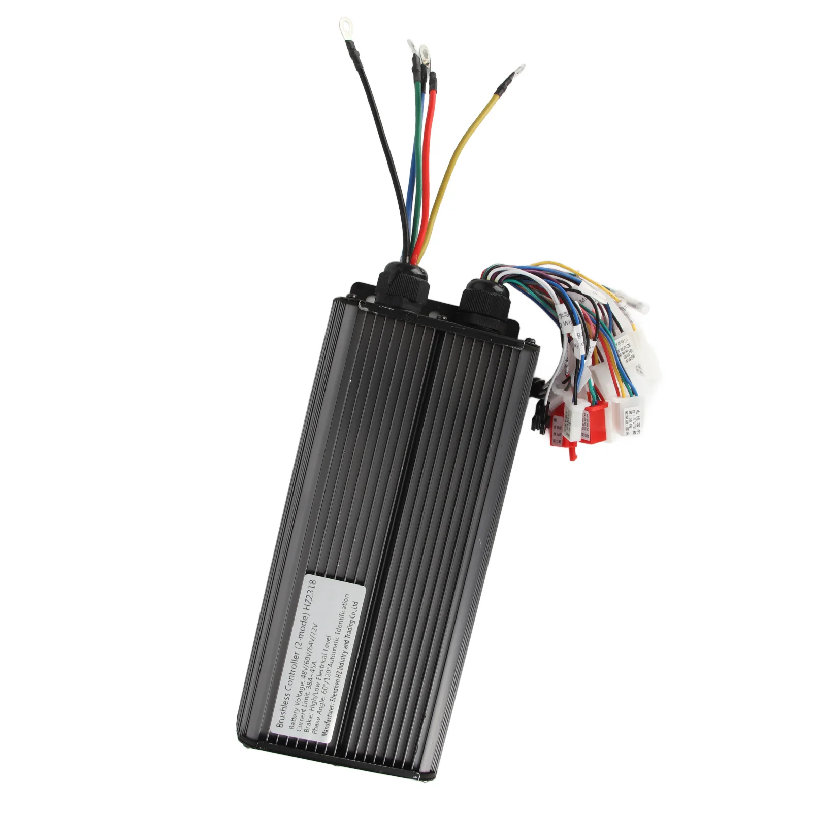 48v-60v-64v-72v-2000w-18-tube-electric-bike-brushless-motor-controller-electric-scooter-38a-to-45a-2-mode-controller-replacement