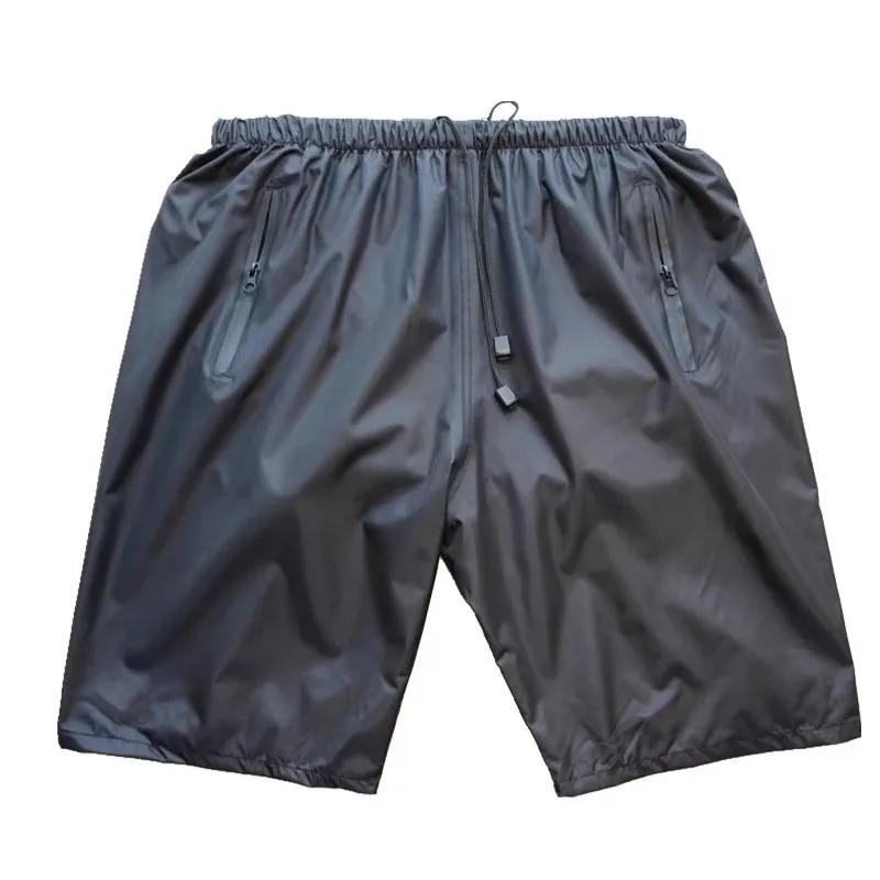 Man's Rainproof Waterproof Shorts With Zipper Waterproof Pocket