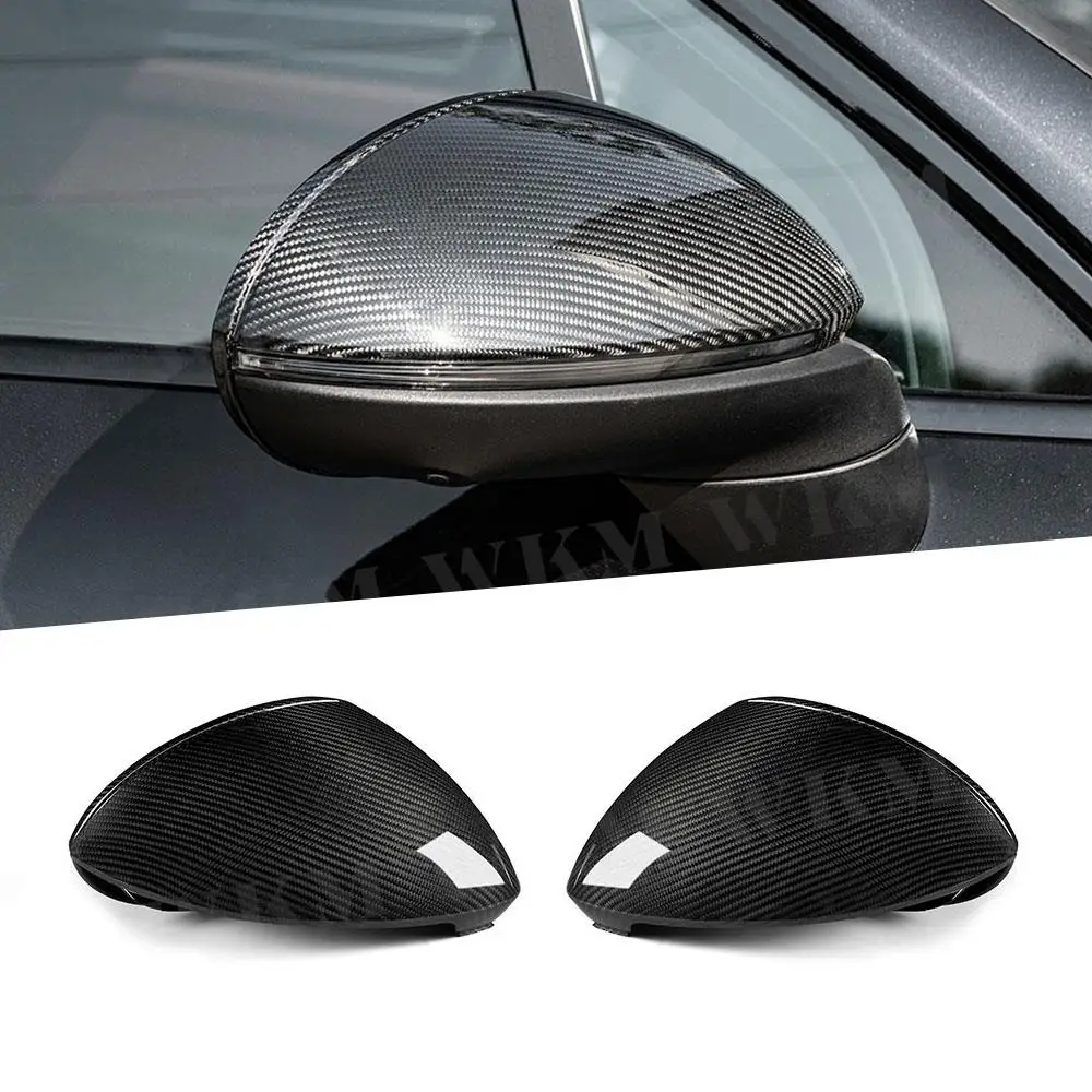 

Dry Carbon Fiber Rearview Mirror Cover For Porsche Cayenne 9ya 2018-2021 Door Side Trim Shell Covers Sticker