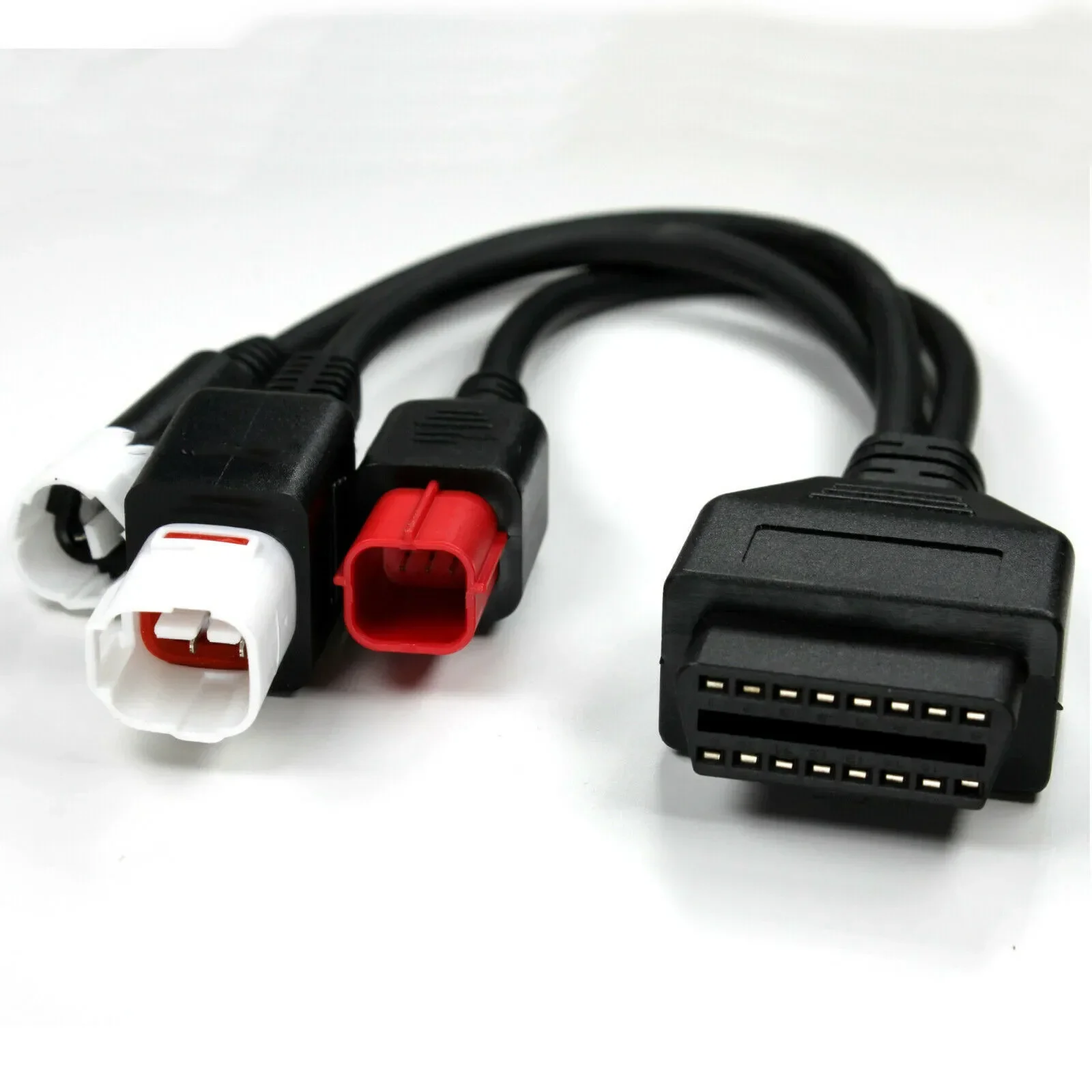 For Yamaha Motorcycle 3pin/4pin Honda 6pin OBD Diagnostic Canbus Connector Cable OBD2 3 in1 Plug Cable Adapter