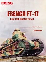 MENG 조립 모델 키트, TS-011French FT-17 라이트 탱크, 리벳 터렛, 1/35