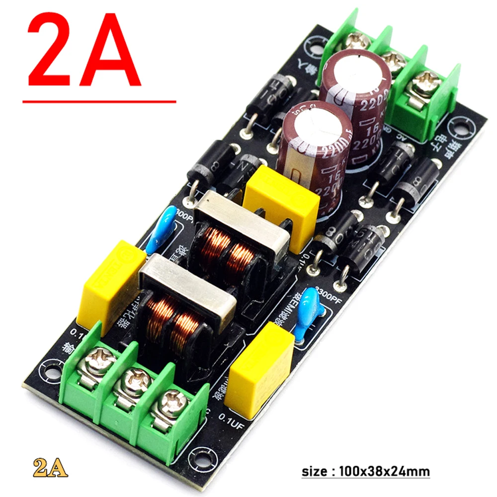 Filtr zasilania EMI AC 2A 4A 8A 110V 220V oczyszczanie mocy filtr EMI zakłócenia elektromagnetyczne F/ Audio wzmacniacz dekodera dźwięku