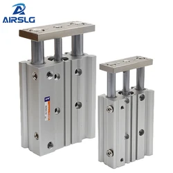 Pneumatic Compact Guide Cylinder MGPM12 MGPM16 MGPM20 MGPM25 MGPM32 MGPM40 MGPM50 MGPM63 MGPM80 Stroke 10/20/30/40